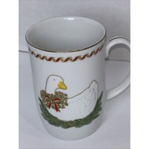 Otagiri MaryAnn Baker Christmas, Coffee/Tea Mug Gold Trim, Japan, 80-90's
